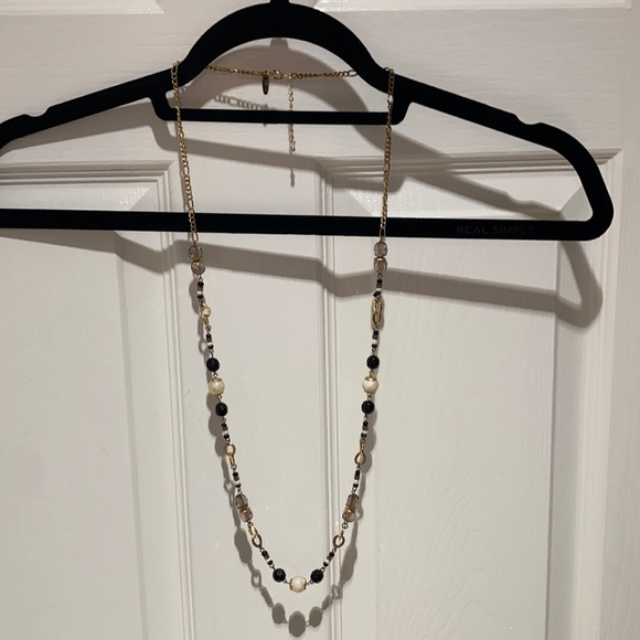 New York & Company Long Beaded Necklace - Picture 2 of 7